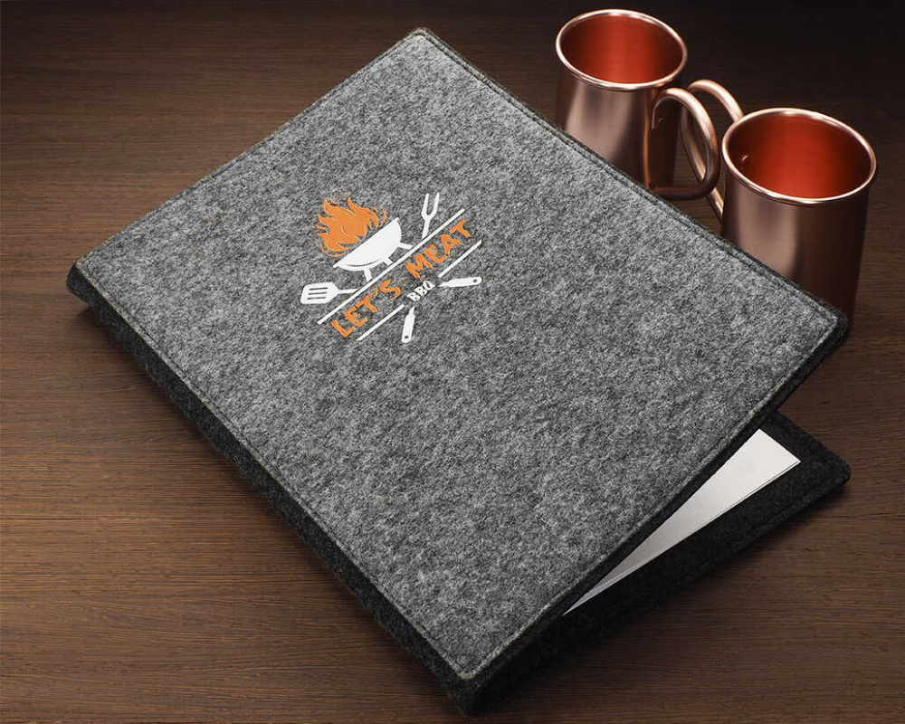 Logo trade promotional products image of: Menu cover Ambiente 1643246