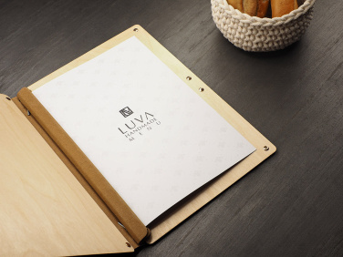Logo trade business gifts image of: Menu cover 1665121