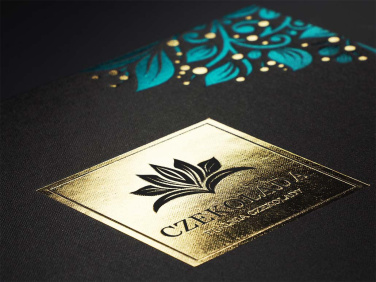 Logo trade business gifts image of: Menu cover 1681280