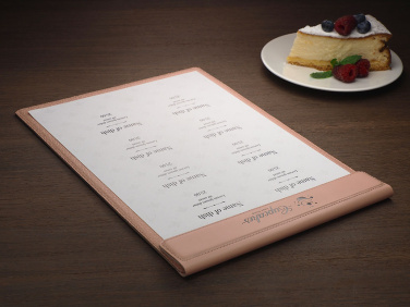 Logo trade promotional gifts picture of: Menu cover 1241281