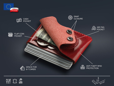 Logo trade corporate gifts picture of: Wallet with AirTag holder 1936141