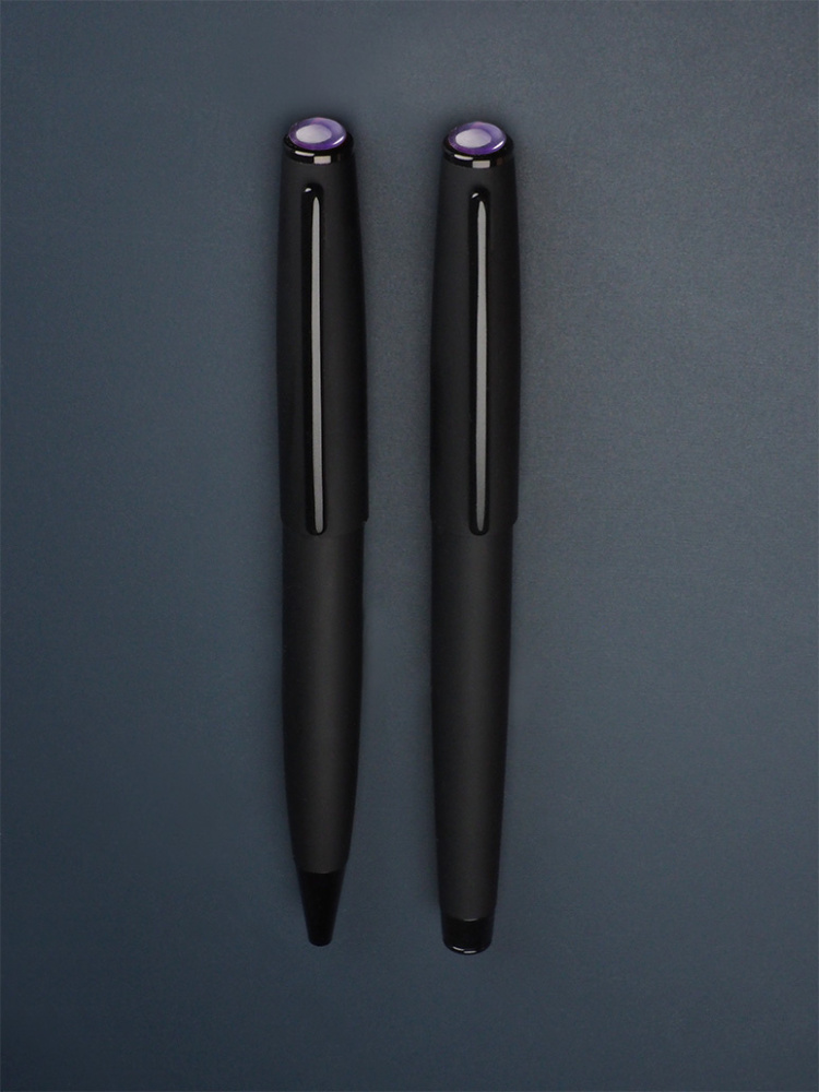 Logotrade promotional giveaway image of: Amethyst Pen set  1288036