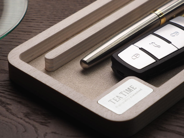 Logo trade promotional merchandise picture of: Wooden desk organiser 1818121