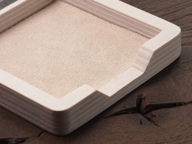 Logotrade promotional gift image of: Wooden memo card box 1832121