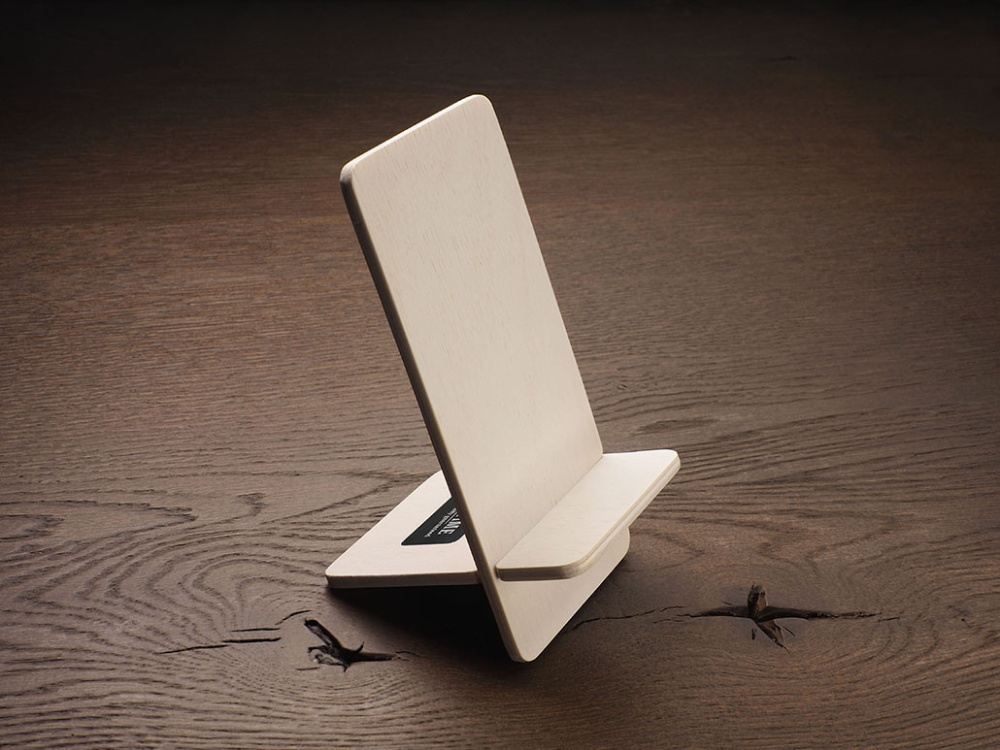 Logo trade promotional product photo of: Wooden telephone stand 1834121