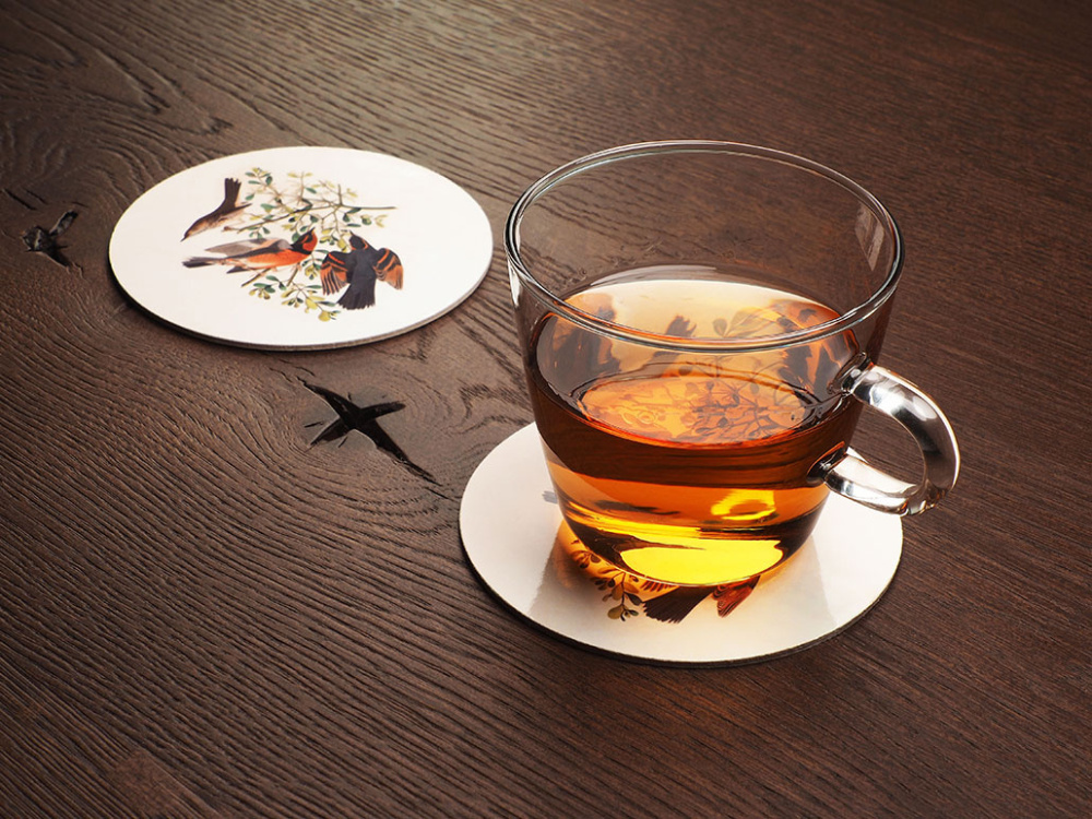 Logo trade promotional items image of: Printed paper coaster 1837117