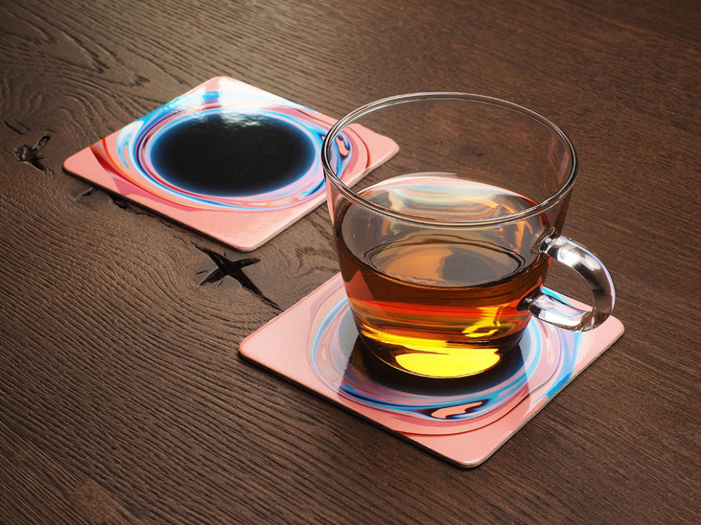 Logotrade promotional giveaways photo of: Printed paper coaster 1839117