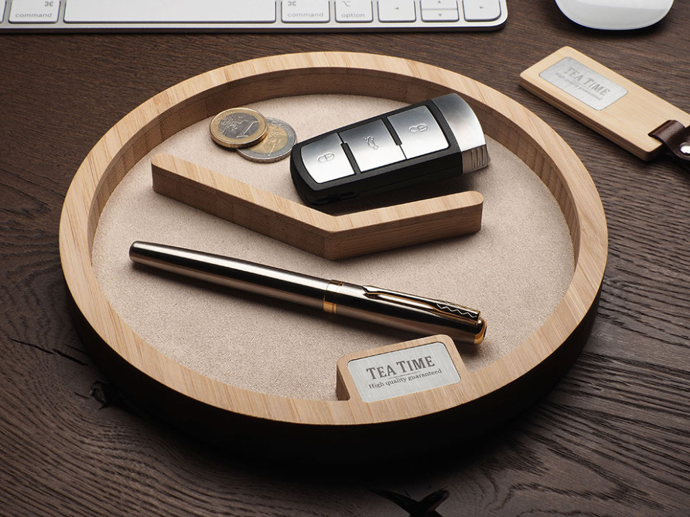 Logotrade promotional merchandise photo of: Wooden desk organiser 1817292