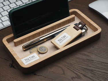 Logotrade promotional item image of: Wooden desk organiser 1818292