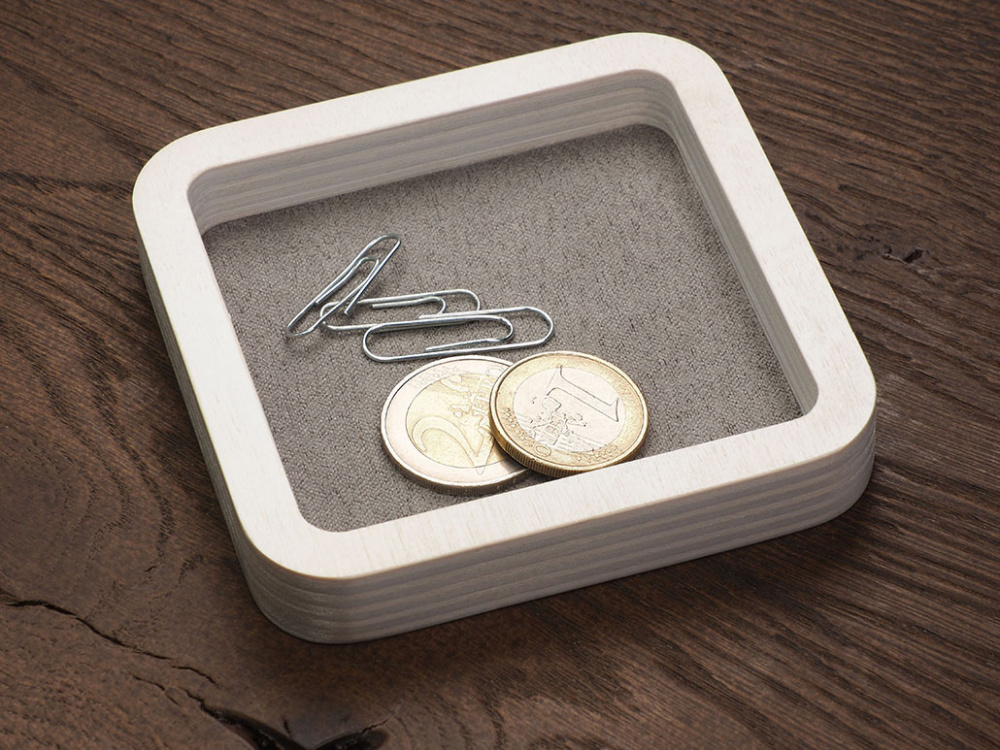Logo trade promotional giveaway photo of: Wooden desk organiser 1849121