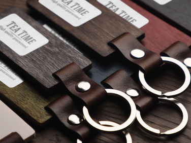 Logotrade promotional merchandise photo of: Wooden keyring 1853121
