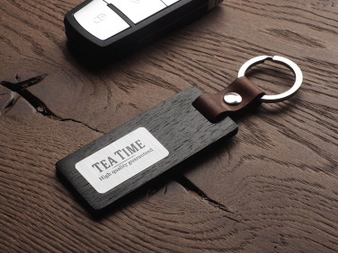 Logotrade promotional gifts photo of: Wooden keyring 1853121