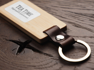 Logotrade promotional giveaway picture of: Wooden keyring 1853292