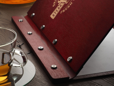 Logo trade advertising products image of: Menu cover 1860121