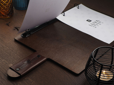 Logo trade promotional giveaways image of: Menu cover 1864121