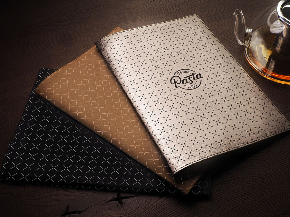 Logo trade promotional merchandise image of: Menu cover Ambiente 1178294