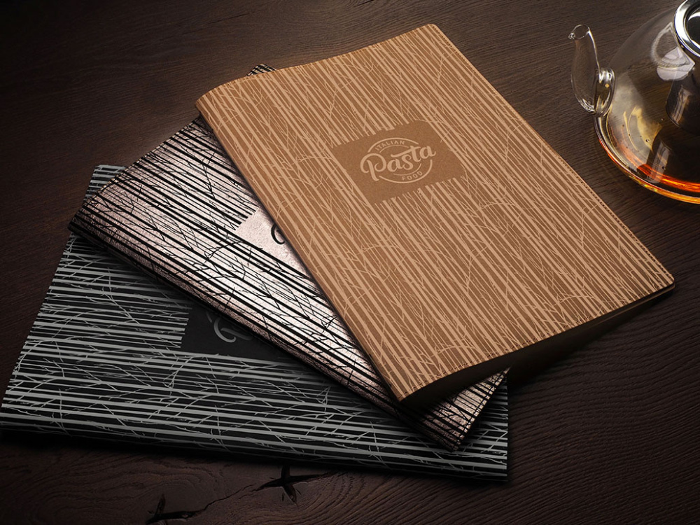 Logo trade business gifts image of: Menu cover Ambiente 1178297