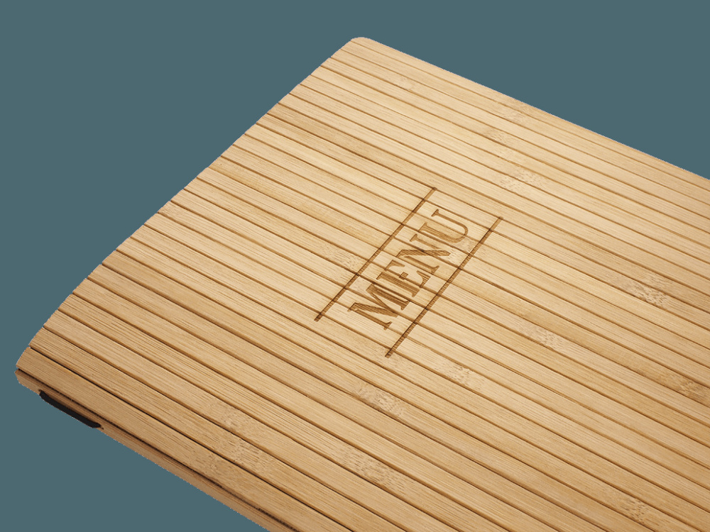 Logo trade corporate gifts image of: Menu cover Ambiente 1181145