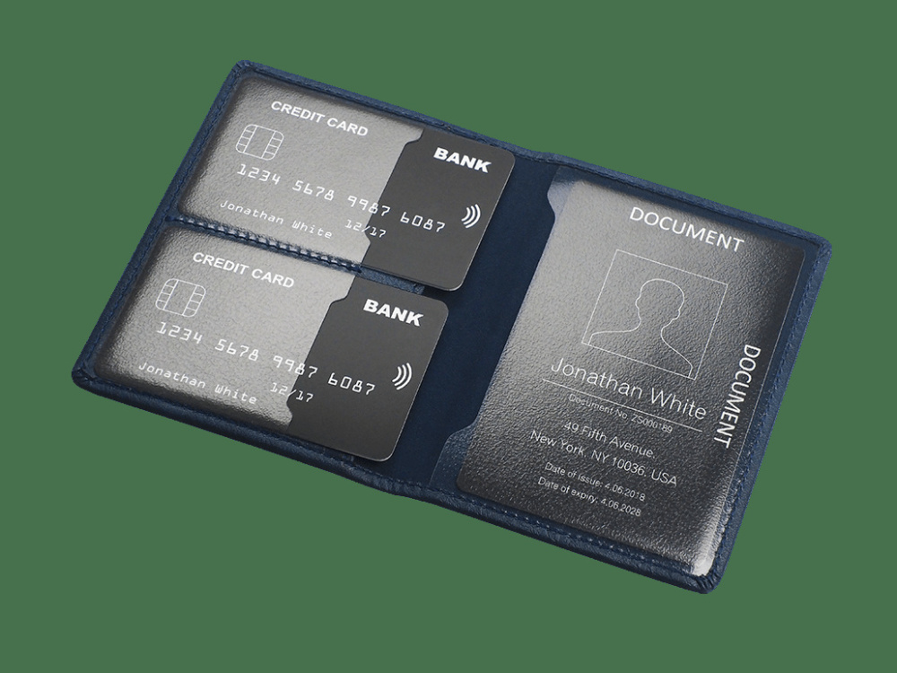 Logotrade promotional gift picture of: RFID document wallet 611327