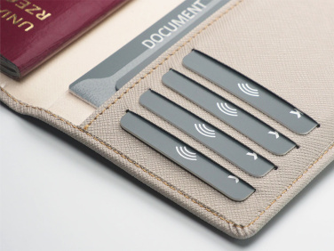 Logo trade promotional item photo of: RFID passport case 1301113