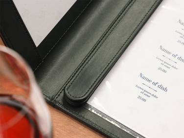 Logo trade promotional giveaways picture of: Menu cover 1056119