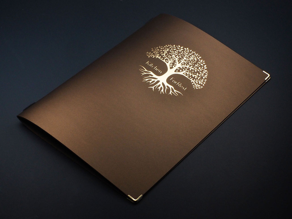 Logo trade promotional gifts image of: Menu cover Ambiente 1178094