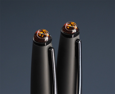 Logotrade advertising product image of: Amber Pen set  1235036