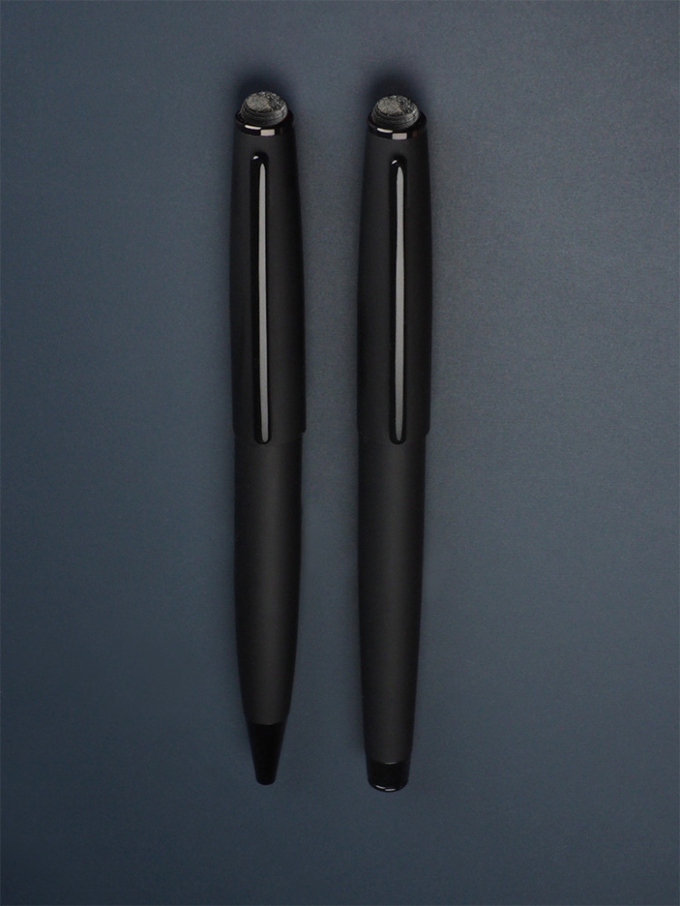 Logo trade promotional product photo of: Pen set with coal 2094036