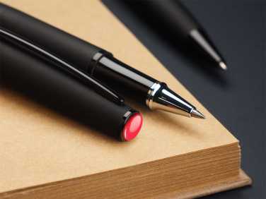 Logo trade corporate gifts image of: Coral stone Pen set 1285036