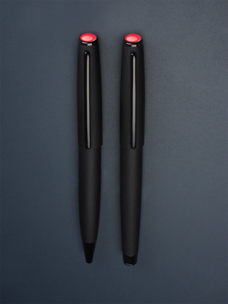 Logo trade advertising product photo of: Coral stone Pen set 1285036