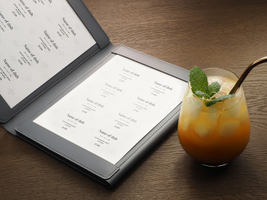 Logo trade promotional giveaway photo of: Menu cover 1069094
