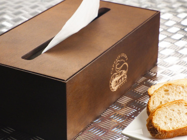 Logo trade promotional merchandise image of: Tissue box 1963121