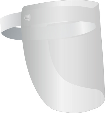 Logotrade promotional items photo of: TEMIDA tilting face shield 1424162