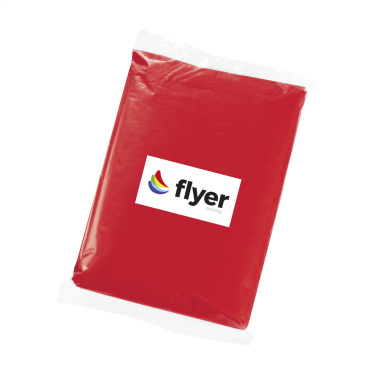 Logo trade promotional giveaways image of: Clear poncho/raincoat