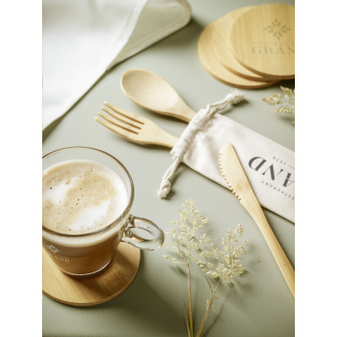 Logotrade promotional products photo of: Bambu Cutlery Set