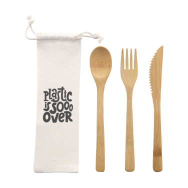 Logotrade business gift image of: Bambu Cutlery Set