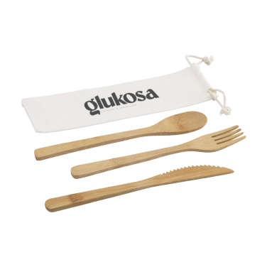 Logo trade advertising product photo of: Bambu Cutlery Set