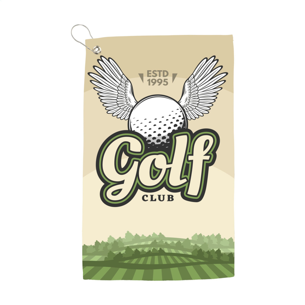 Logotrade promotional product picture of: GolfTowel 400 g/m² 30x50
