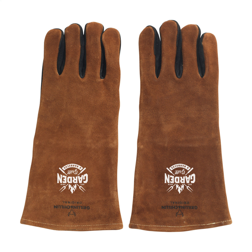 Logo trade corporate gifts image of: Gusta Grill BBQ Gloves