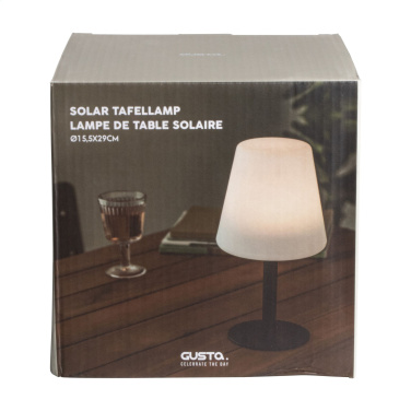 Logotrade promotional gift picture of: Gusta Solar Table Lamp