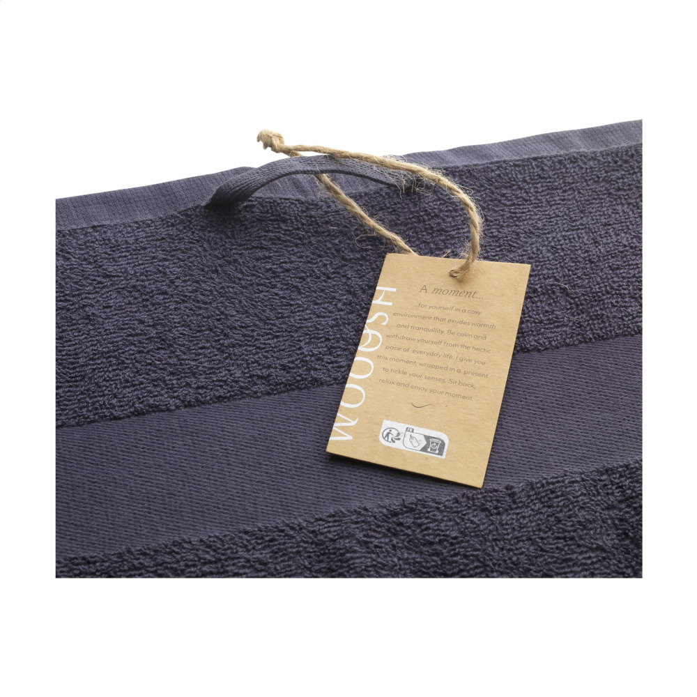 Logo trade promotional merchandise photo of: Wooosh Bath Towel GRS Recycle Cotton Mix 140 x 70 cm
