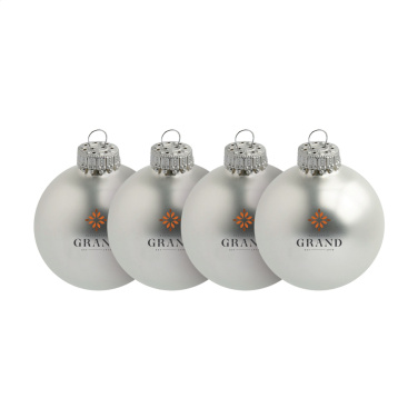 Logotrade promotional giveaways photo of: Christmas Bauble Ø 6 cm - set of 4 - Made in Europe