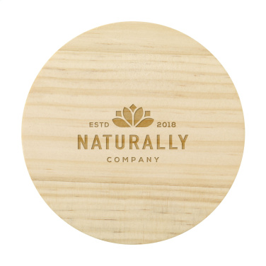 Logo trade promotional merchandise photo of: Wooosh Flame Scented Candle Dark Amber