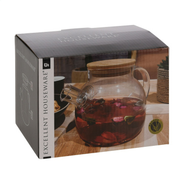 Logo trade business gift photo of: Teatime Glass Teapot