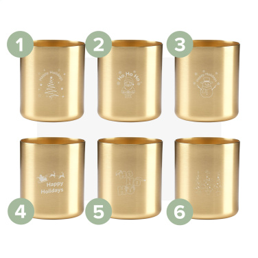 Logotrade promotional giveaway picture of: Wooosh Scented Candle True Wood X-Mas