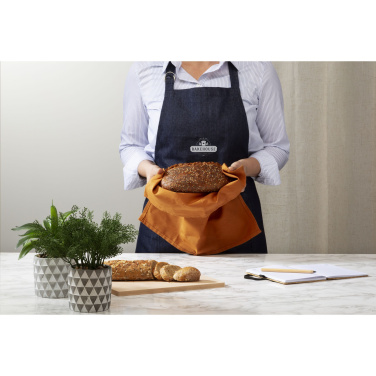 Logo trade promotional giveaways picture of: Apron GRS Recycled Denim (220 g/m²)