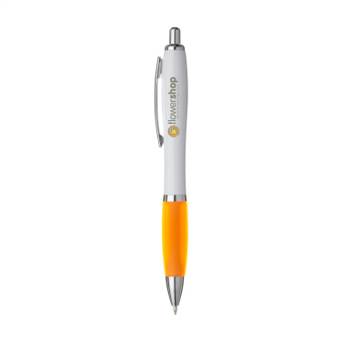Logotrade promotional item image of: Athos White pen