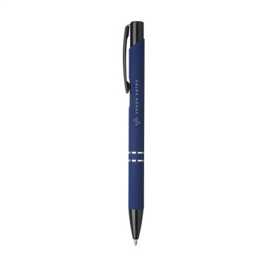 Logotrade business gift image of: Ebony Rubberised pen
