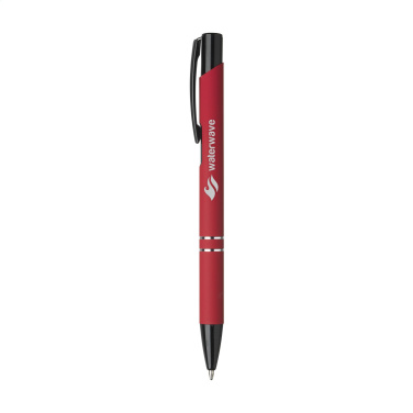 Logotrade promotional gift image of: Ebony Rubberised pen