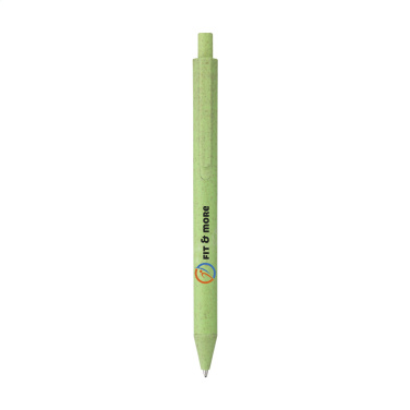 Logo trade promotional merchandise photo of: Wheat-Cycled wheat straw pen